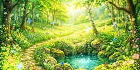 陽光の草原